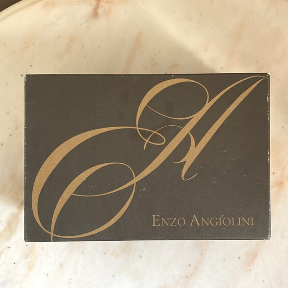 Enzo Angiolini Gray Suede Peep Toe 3.5 in. Heels Size 6.5 - Picture 7 of 8